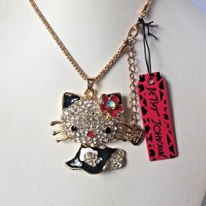 BETSEY JOHNSON Hello Kitty Pendant Necklace
